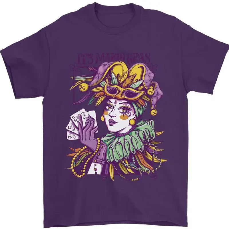 Camiseta Karneval Sein Mardi Gras Herren 100% Baumwoll