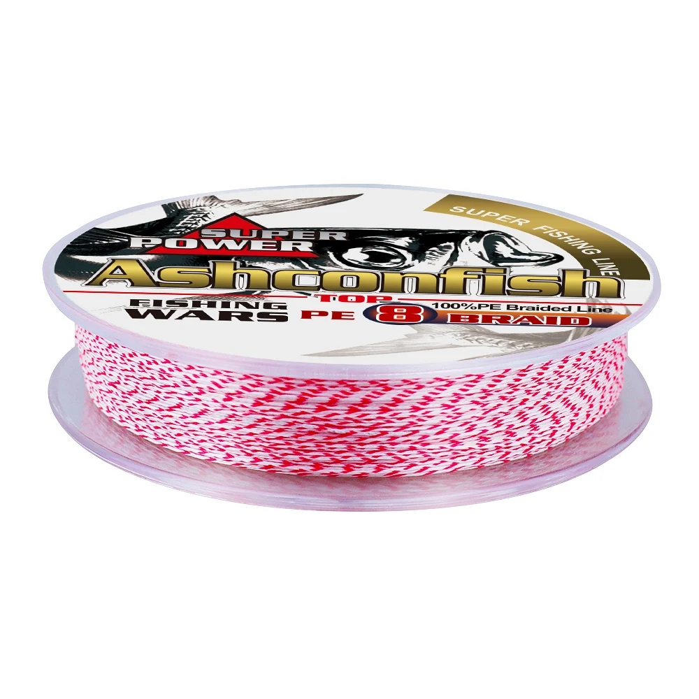 8 Braid Multifilament 100% PE Braided Fishing Line 6LB-300LB 100M 300M 0.1mm 0.12mm 0.68mm 0.80mm 1.0mm Carp Fishing Mix Color