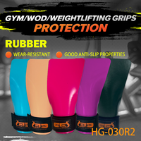 Rubber chalk free weight Lifting Grips Heavy Duty Straps Alternative Power Lifting Hooks for Deadlift Wrist Support Calleras