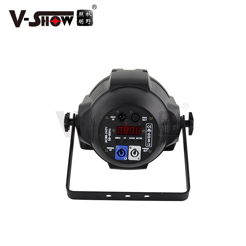 VSHOW-Interior Zoom LED Stage Luz, PZ1806, 18W, RGBWA, UV, 6 em 1, DMX Control, luz de zoom para o centro do evento, 18pcs