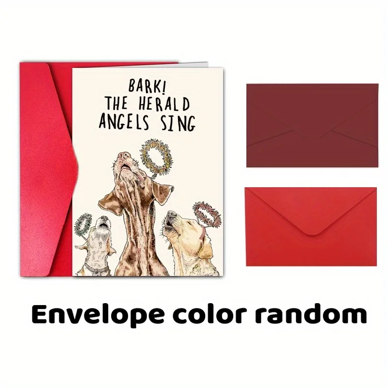 1pc, Christmas card, creative Christmas tree or Santa Claus pattern greeting card. gifts for friends and family