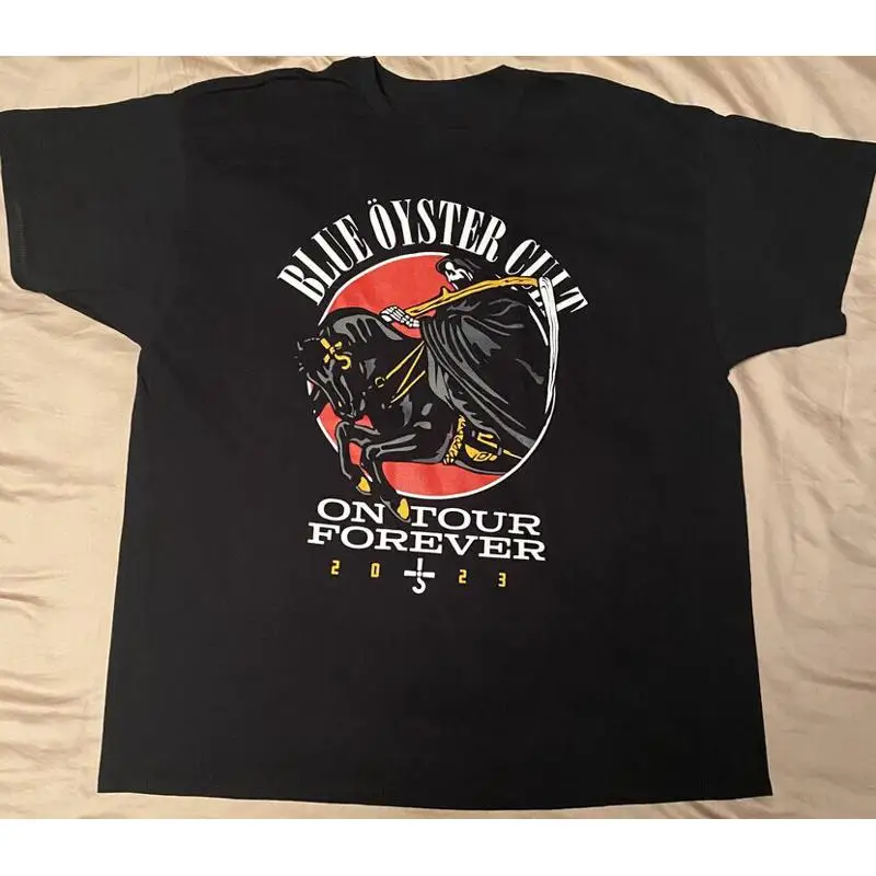 Синяя футболка Cult On Tour Forever 2023, классическая S 5Xl