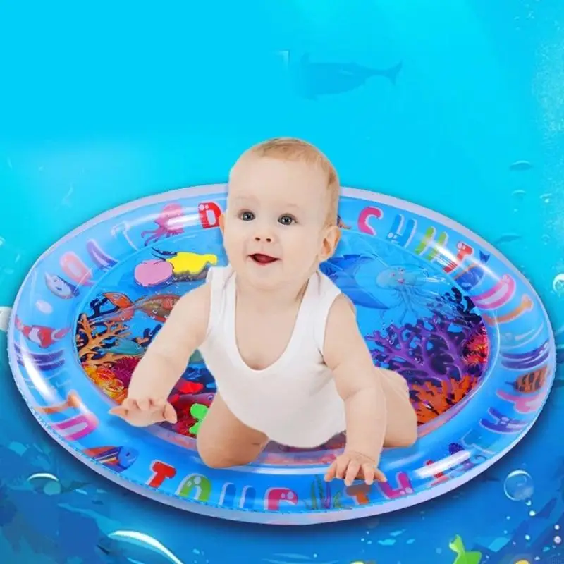 M89C Motor Skill Development Water Pad cuenta juguete flotante y diseño texturizado para práctica gateo infantil