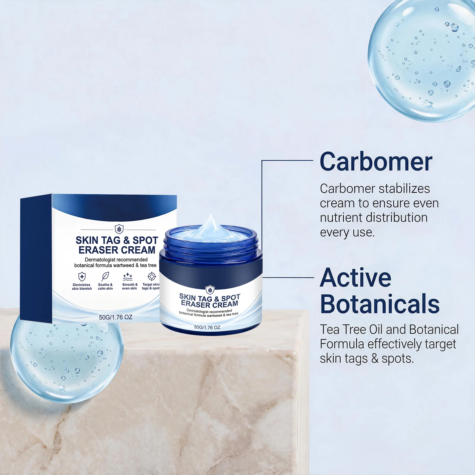 Skin Repair Cream for Face and Body Moisturizing Soothing Dry Rough Itchy Skin Even Tone Fast Absorbing Sensitive Skincare