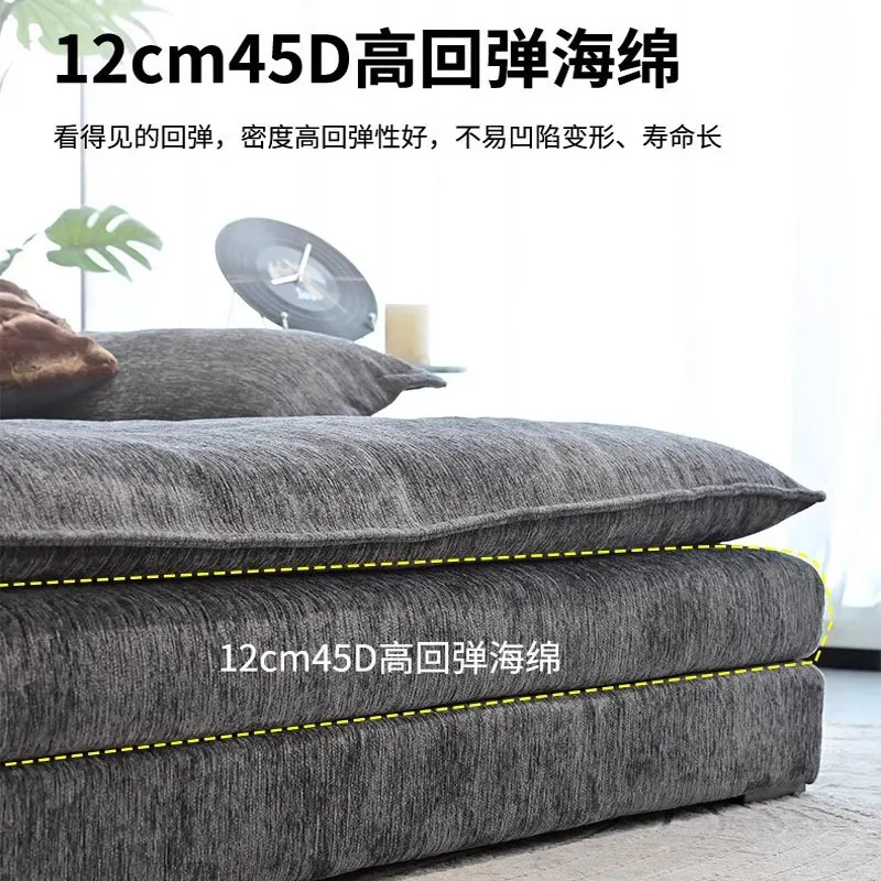 Compressed full sponge sofa corduroy sofa free combination fabric small apartment dual-purpose folding sofa bed