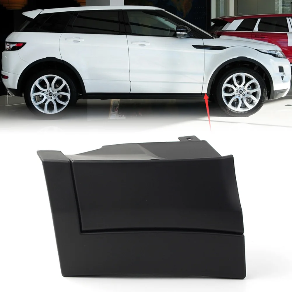 Black Car Front Lower Fender Exterior Moulding Trim Right for Land Rover Range Rover Evoque 2012 2013 2014 2015 2016 2017 2018