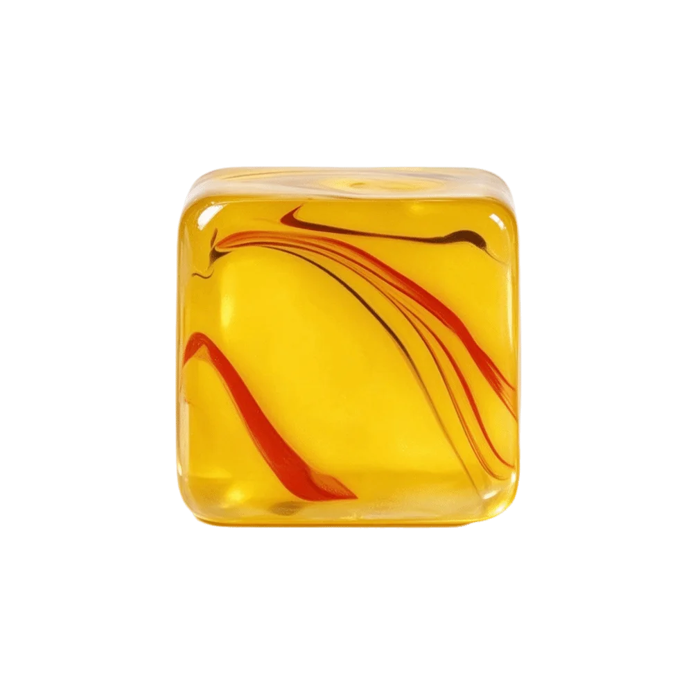 Slow Rising Ice Cube Squishy Transparent Soft TPR Ice Cube Fidget Colorful Slow Rebound Sensory Fidget Daily Use