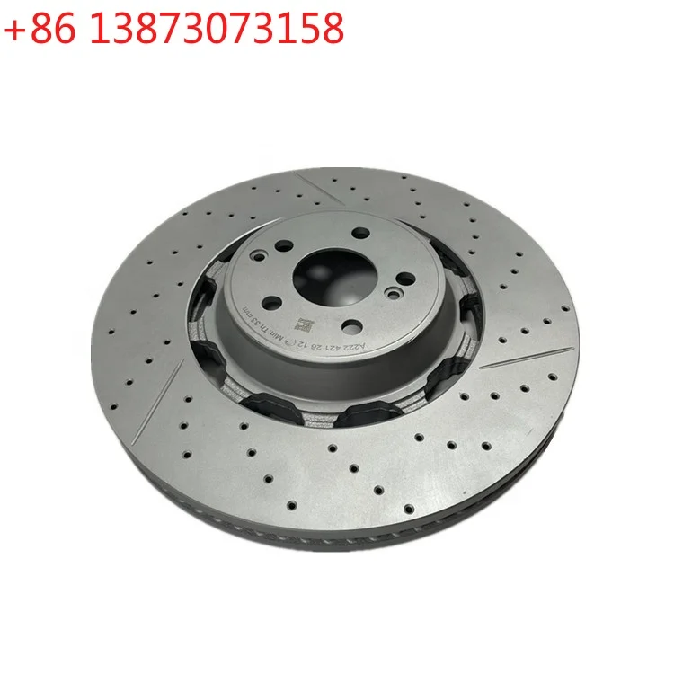 New OEM A2224212612 Wheel Front Brake Disc for C217 S 63 AMG W222 S 63 / 65