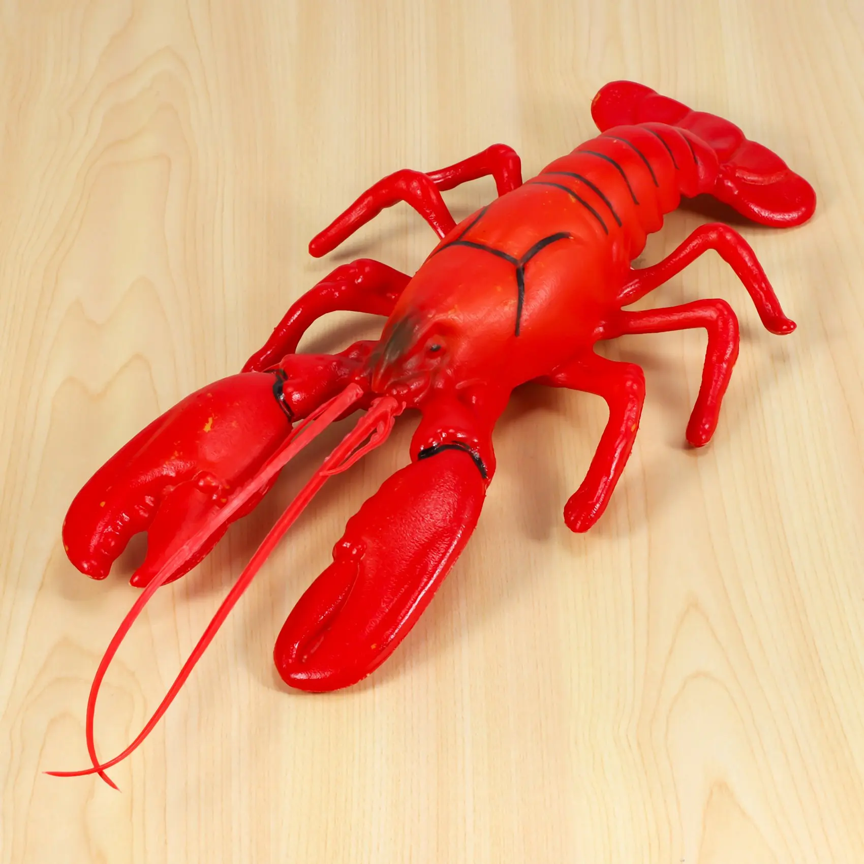 【Today-Only!】12 X 5 Inch Big Fake Lobster Model For Dispaly Artificial Marine Animals Decoration