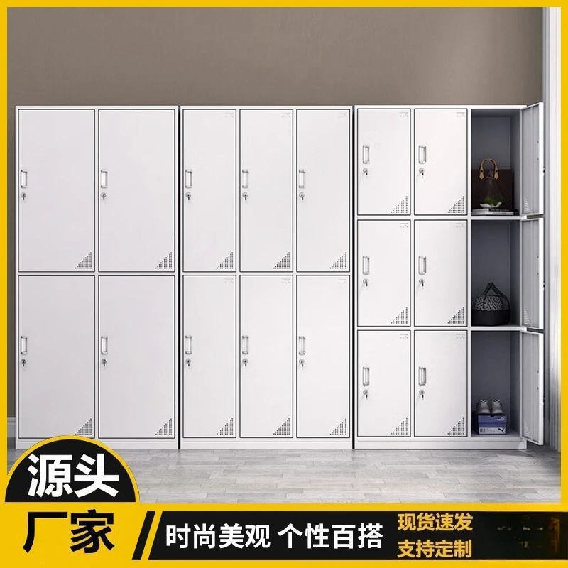 Steel Locker Cabinet, Lockable Metal Storage Cabinet for Staff, Factory and Dormitory, also for Shoes and Tableware Storage