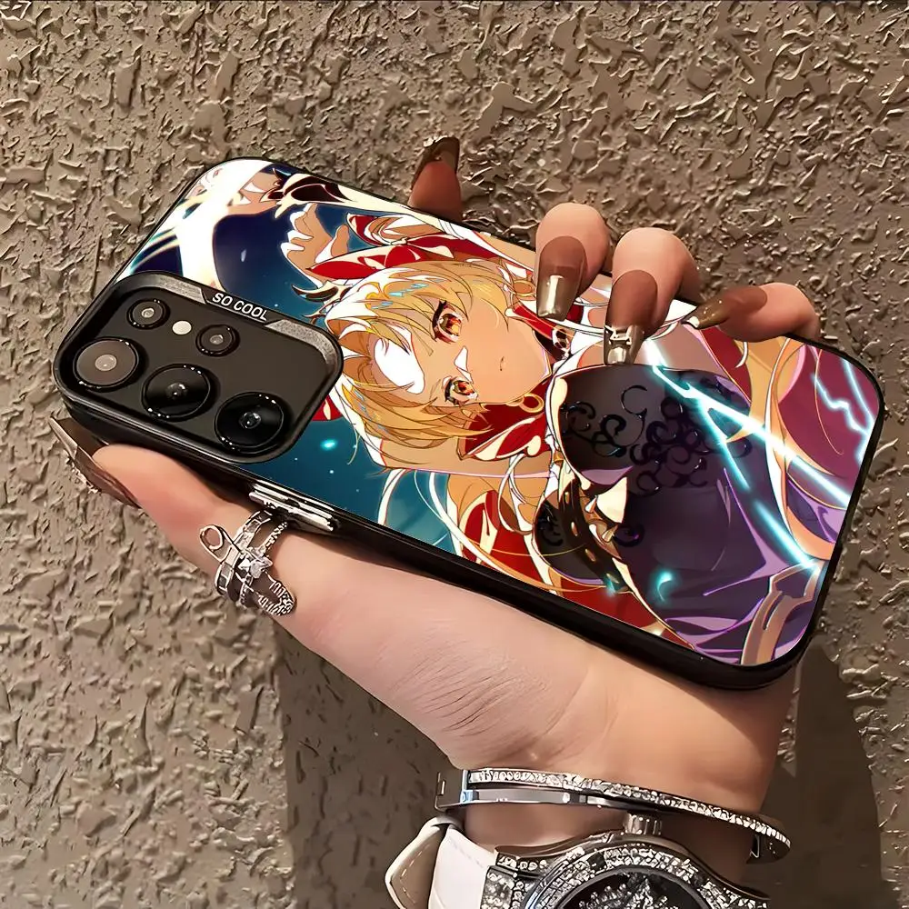 Anime FGO Ereshkigal Phone Case for Samsung Galaxy A57 56 55 54 52 37 36 35 34 27 26 25 17 16 5G Colorful Silver Cover