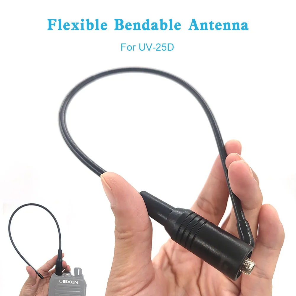 100% Originele UV-25D Antenne Sma Famale 50ohm 144/430Mhz Gain (Max) 2.15dbi/3.0dbi Maximale Power 25W