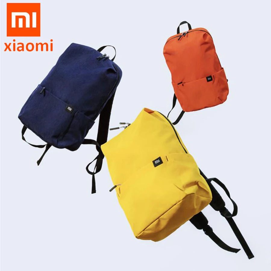 Original Xiaomi Mi Backpack 10L Bag 8 Colors 165g Urban Leisure Sports Chest Pack Bags Men Women Small Size Shoulder Unisex bags