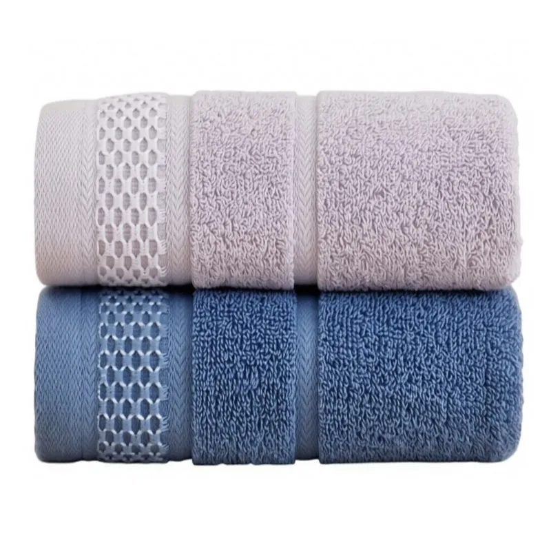 2pcs Ultra-Soft Thick Bath Towels High Absorbency Quick-Dry Wash Cloths Bathroom Accessories for Body 34x34cm 34x74cm 70x140cm