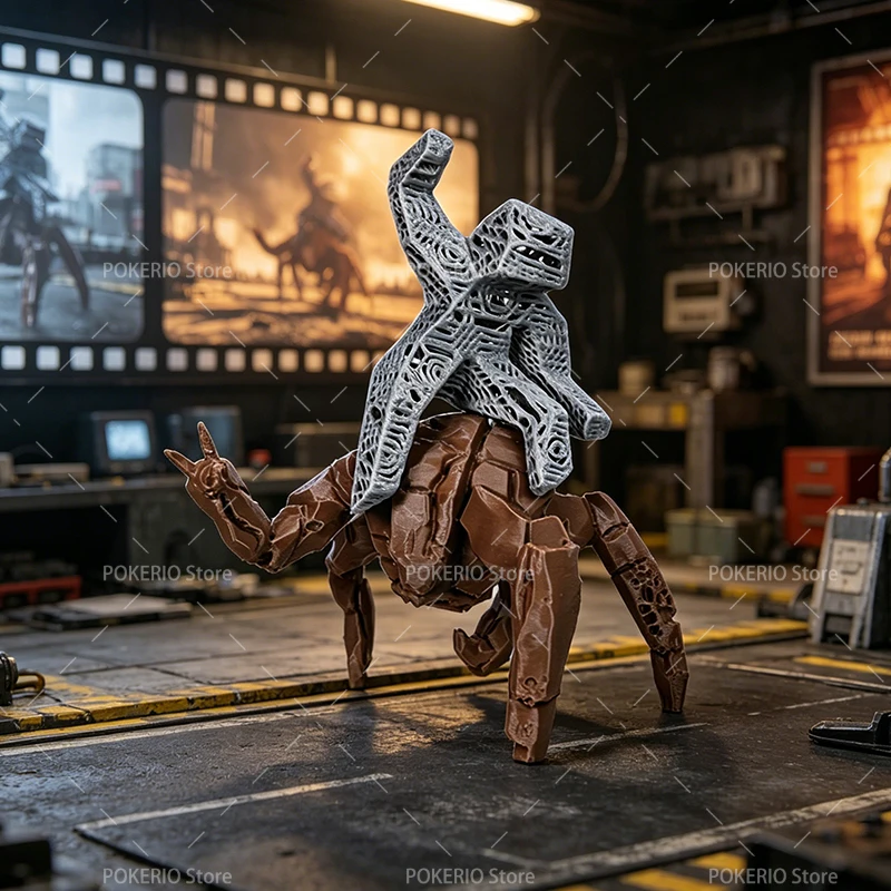 3D-Gedruckte Rocky Actionfigur Film-Sammlerstücke Rocky der Alien und Grace Figurine Rocky Stifthalter Heimdekoration Fangeschenk – Detail 6