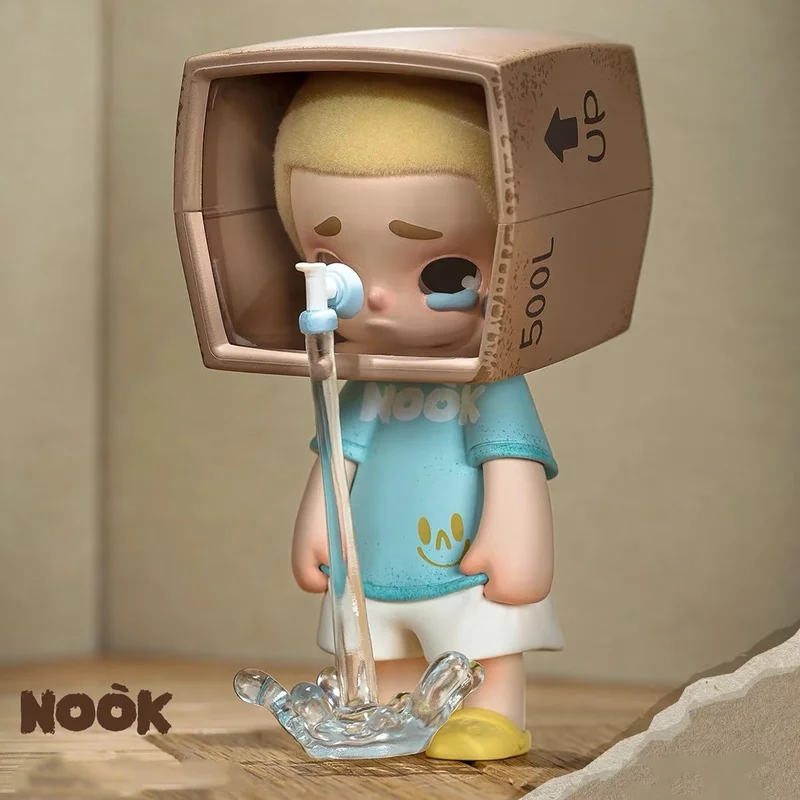 

Genuine NOOK New Coffee Life Banana Exhibition Limited Elevator Handmade Movable Doll Decorations Kawaii Collection Holiday Gift