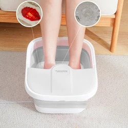 New Folding Footbath Portable Footbath Bucket Bubble Surfing Home Massage Footbath Heated Electric Constant Temperature Infrared