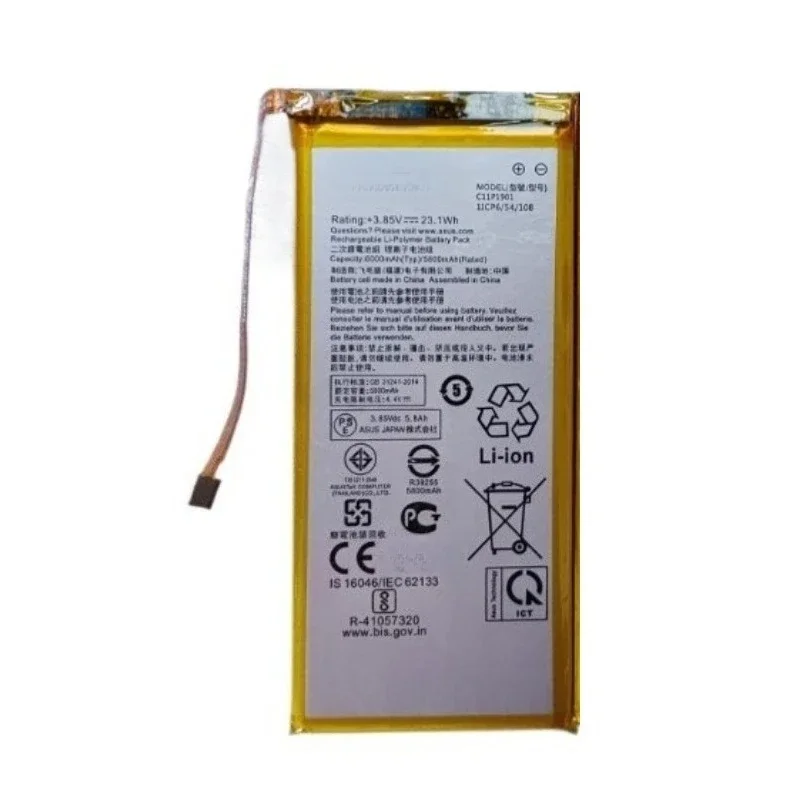 [C11P1901] for Asus ROG 2 ZS660KL I001DB Game Phone Generation Rechargeable Battery 3.85V 5800mAh