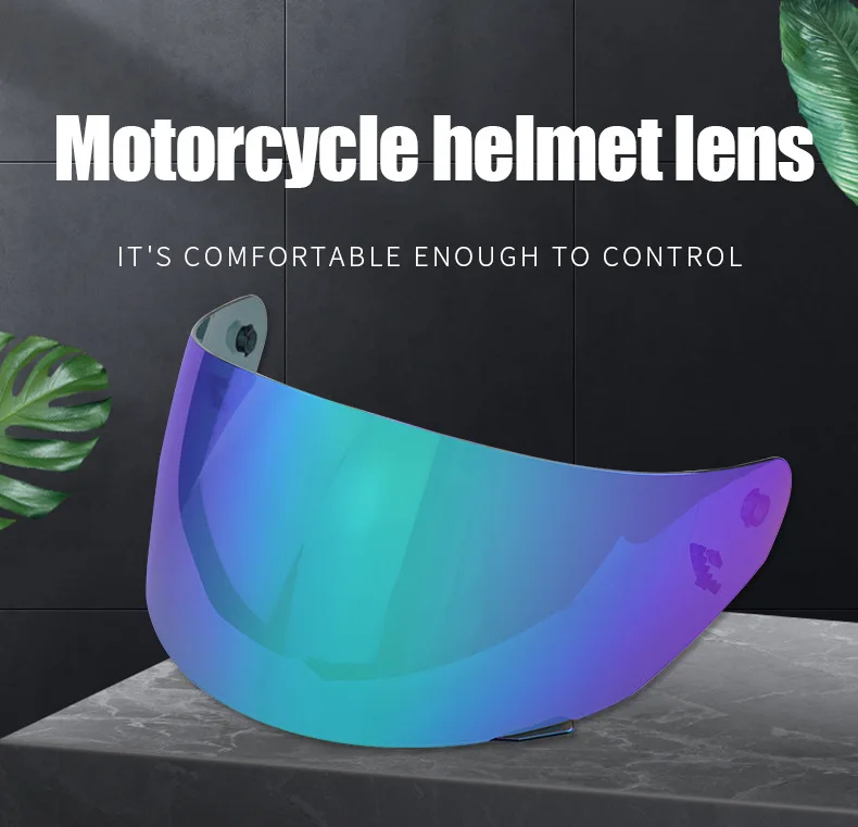 خوذة دراجة نارية قناع درع للأشعة فوق البنفسجية ل LS2 FF352 FF351 FF369 FF384 استبدال عدسة إضافية واقية من الشمس ملحقات الزجاج الأمامي #1