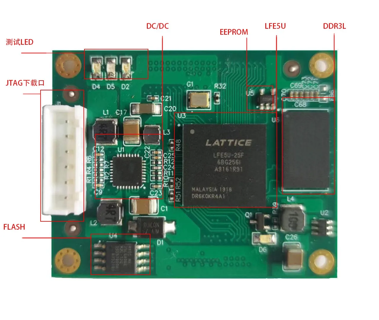 LATTICE ECP5 FPGA development board Core LFE5U-25F-6BG256I