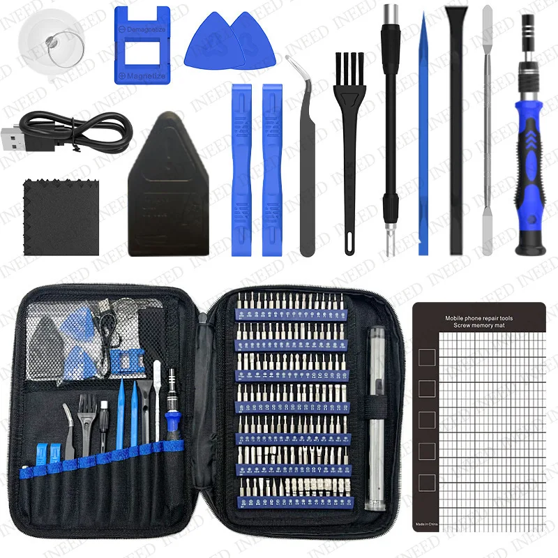 152 in 1 Precision Screwdriver Set Precision Screwdriver Set with Magnetic Bits Cell Phone Repair Tool Kit For Laptop Repair