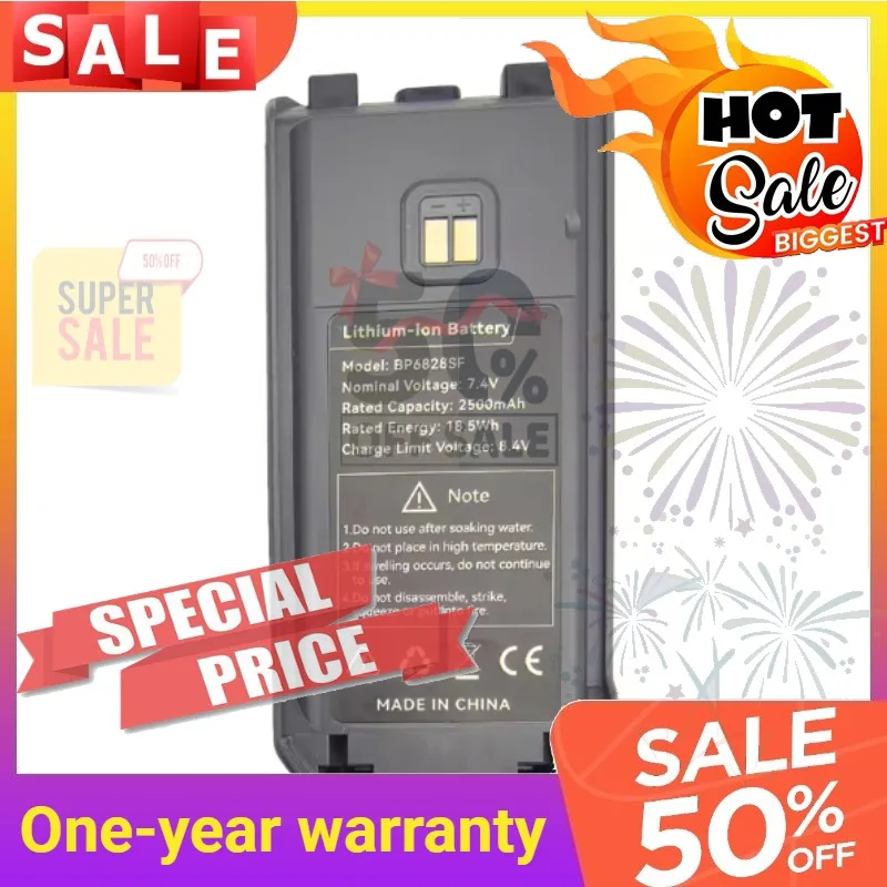 SWZY High Capacity Walkie Talkie Rechargeable Battery 2500mAh/3000mAh for Quansheng TK11-5 TK11(8) Replacement Battery + Type-C