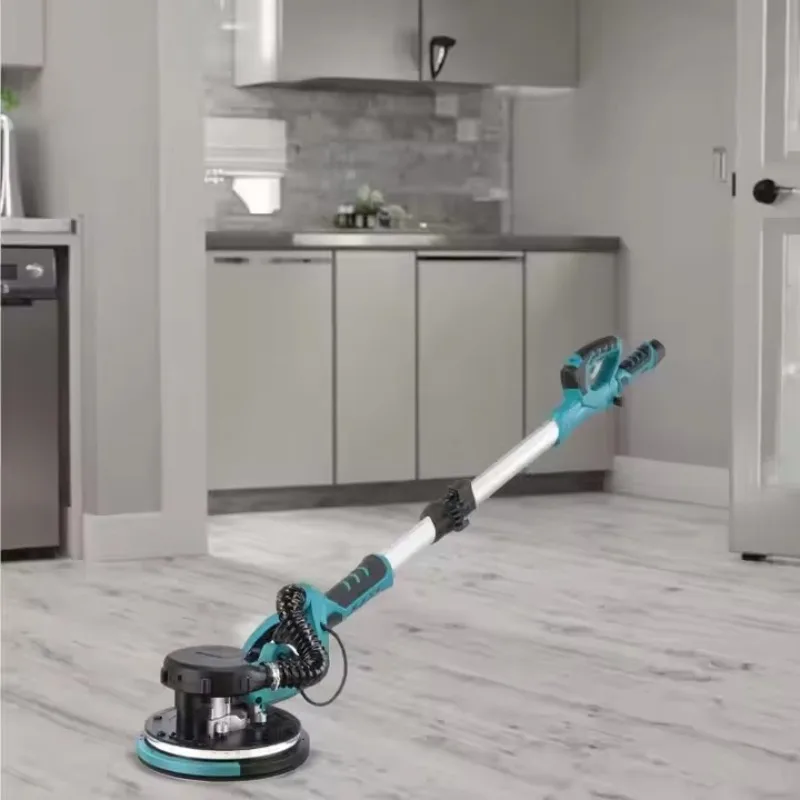 

Industrial electric polishing drywall sander variable speed foldable double lamp