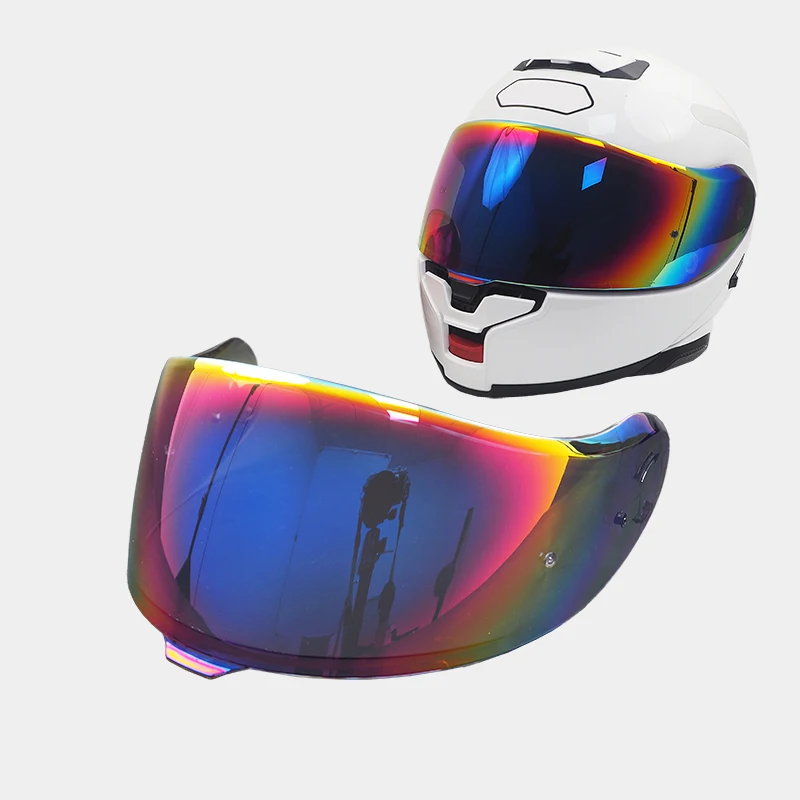 NEOTEC3 CNS-3CHelmet Visor Replacement Sun Visor, Compatible with SHOEI NEOTEC3 CNS-3C Plated Aurora Multi-Color Options
