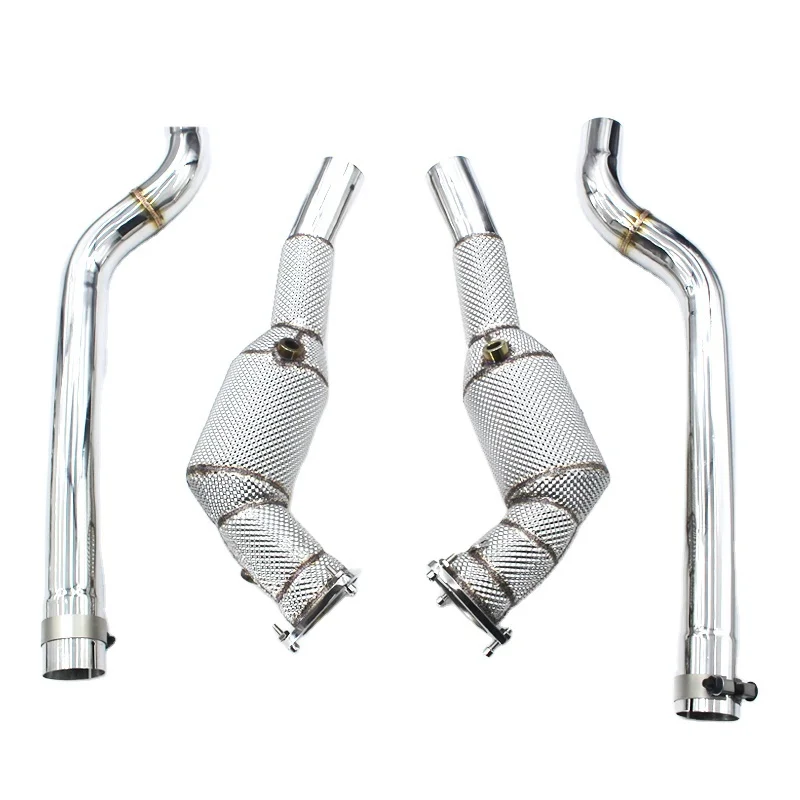 Head Section High flow Pipes Exhaust Pipes branch downpipe Exhaust Pipe with catalyst For Maserati Gran Turismo/GT 4.2 