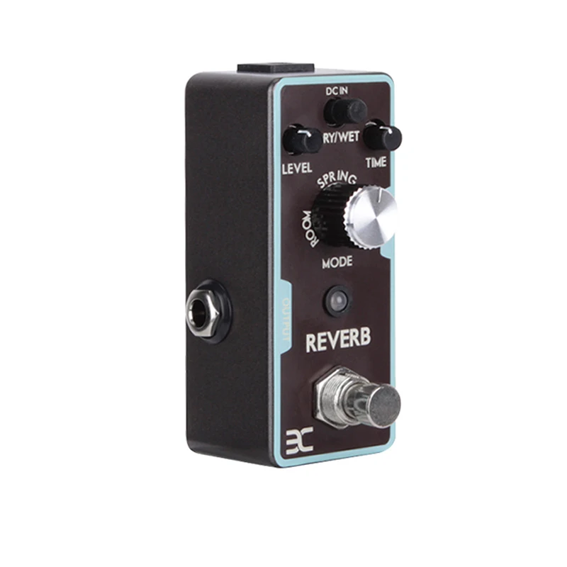 ENO Reverb Guitar Effects Pedal Spring/Hall/Deep Well WET/DRY Adjustable 3 Reverb Tones Pedal Electric Guitar Parts & Accessory