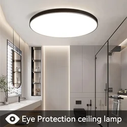 Plafonnier LED imperméable au design moderne, éclairage d'intérieur, luminaire de plafond, idéal pour une cuisine, une chambre à coucher ou un salon, 85/220V