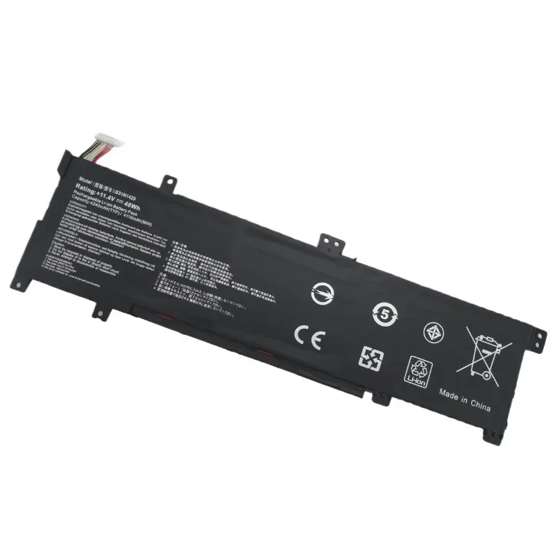 NEW In Stock 11.4V 4240mAh B31N1429 48Wh Laptop Battery for ASUS V505L A501LB5200 K501L A501L A501LX K501U Replaceable Batteries