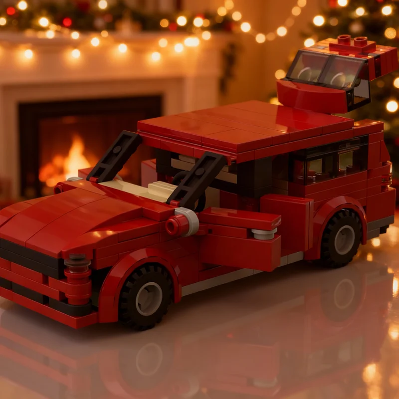 

Набор строительных блоков MOC City Volkswagen Passat, 195 деталей, конструктор, рождественский подарок, игрушка для творчества и обучения, креативный конструктор из кирпичиков
