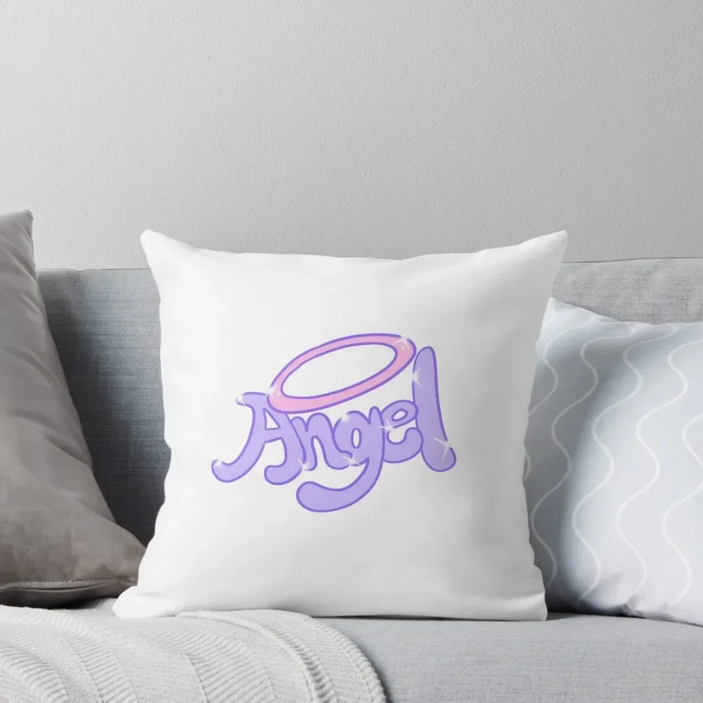 Purple Angel Throw Pillow Decorative Cushion Custom Cushion Pillow