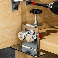 Practical Cabinet Door Mounting Jig Cabinets Frame Clamp Household Hidden Door Stainless Steel Mounting Support Woodworking Tool