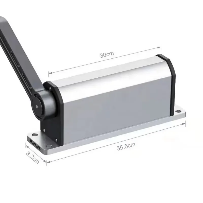 Automatic Side Mounted Door Opener 90 Degree Arc Arm Electric Closer for Outdoor Courtyard Community Gate Heavy Duty Flat
