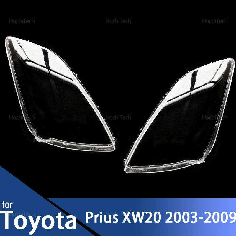 

Анти-желтый чехол для фар для Toyota Prius XW20 2th 2003-2009 2005 2006, прозрачный материал ПК, линза для фар, стеклянный корпус