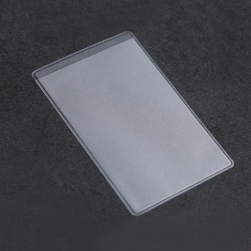 1/5/10pcs PVC Transparent Card Holder Bus Business Case Bank Credit ID Card Holder Cover Identification Card Container Holder