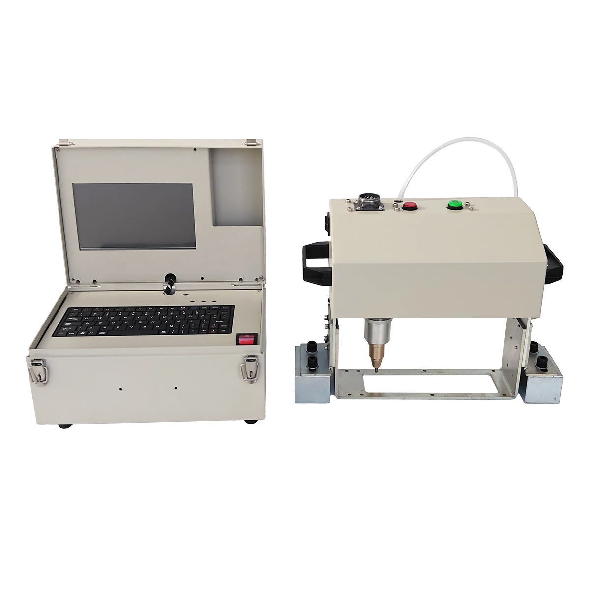 Pneumatic Chassis Number Hand Held Dot Peen Marking Machine Portable