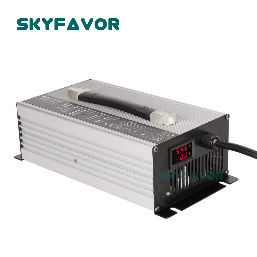 in telligent 12V 50A Lithium Battery Charger 12.6V 50A 3S Li-ion Battery Charger 12 Volt 150AH 200AH 250AH Battery Pack Charger