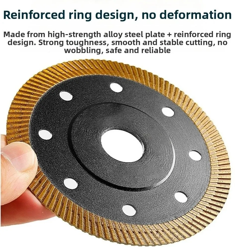 

1PC Diamond Cutting Disc Rapid Cutting Sturdy Thin Diamond Saw Disc 105MM Durable Angle Grinder Cutting Disc Tiles Marble Etc