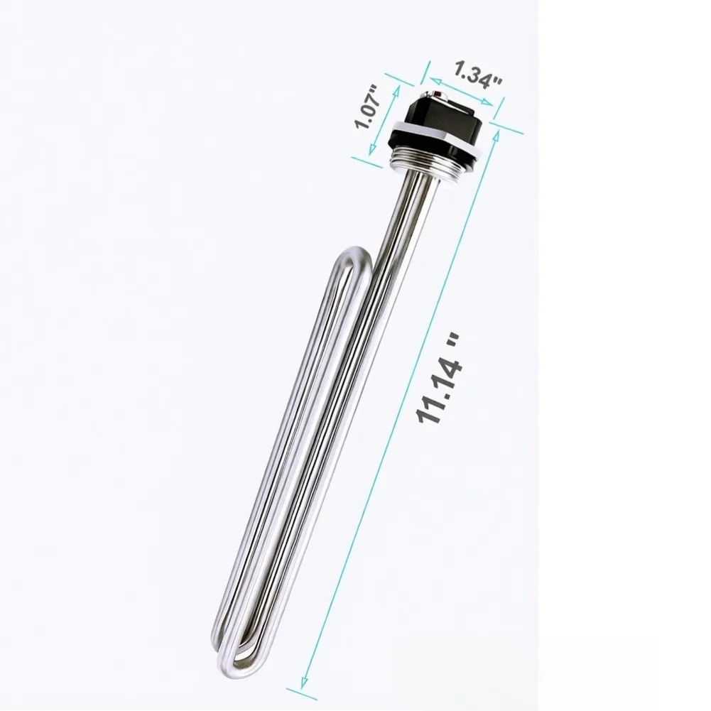 Water Heater Replacement Heating For element 4500W Stainless Steel with Integrated Thermostat 220V 240V Dual Voltage Support