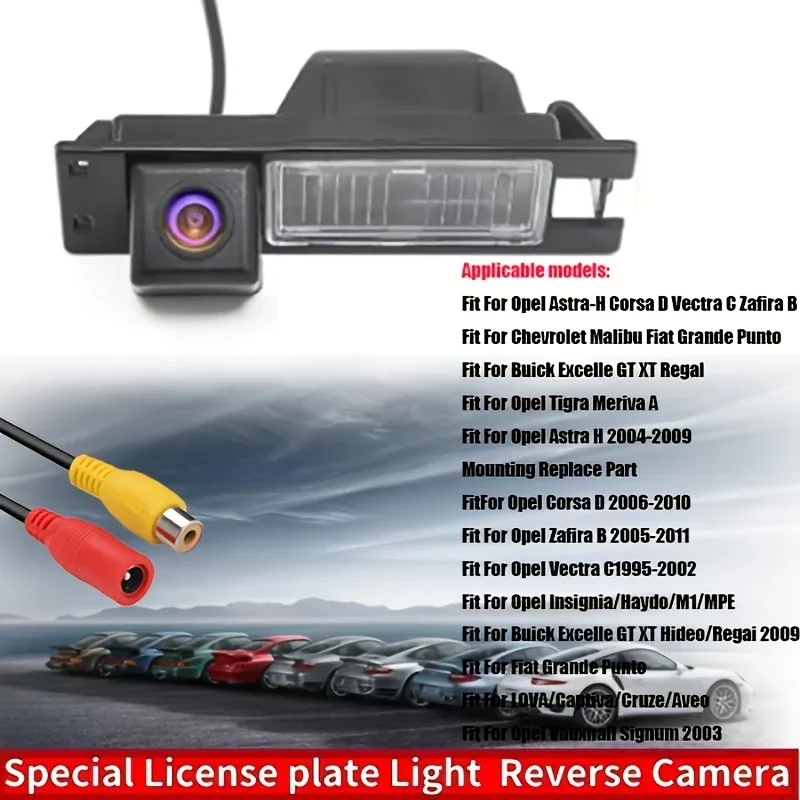 Fisheye Special Vehicle Rear View Camera for Opel Astra H J Corsa Meriva Zafira Insignia for FIAT Grande - Highquality Visuals