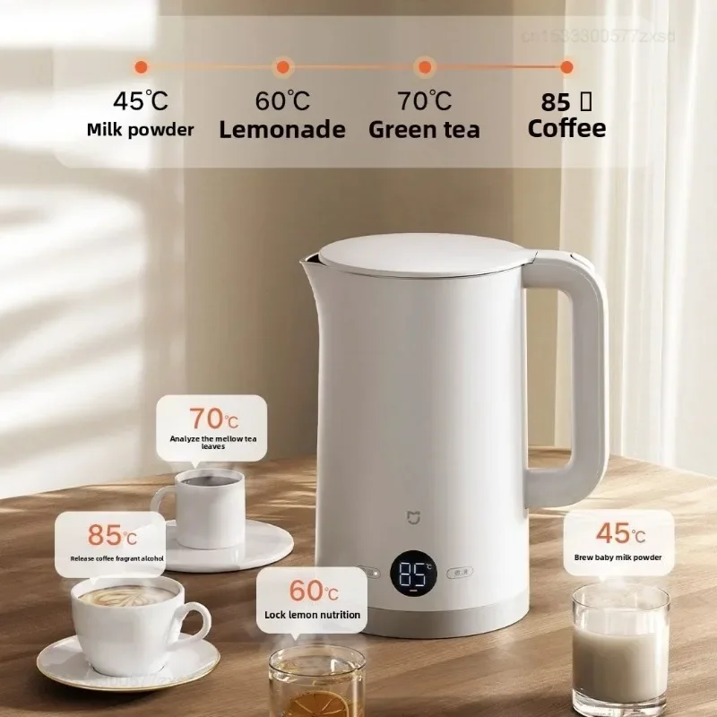 جديد Xiaomi Mijia غلاية كهربائية بدرجة حرارة ثابتة 3 إيقاف تشغيل تلقائي 316L من الفولاذ المقاوم للصدأ 1800 وات غلاية تسخين سريعة للمنزل #3