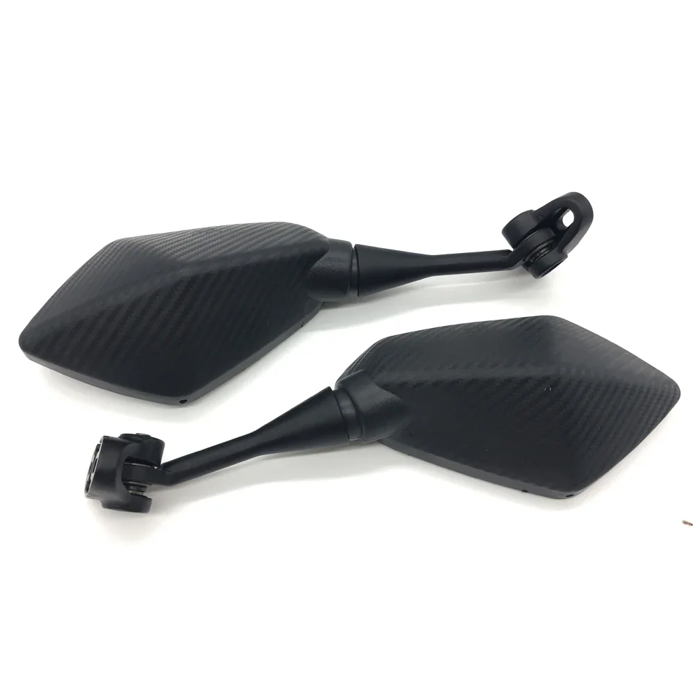 Motorcycle Black Carbon Left Right Rear View Mirrors For HYOSUNG GT125R/GT250R/GT650R/GT650S Honda CBR600 F4 F4i 1999-2006