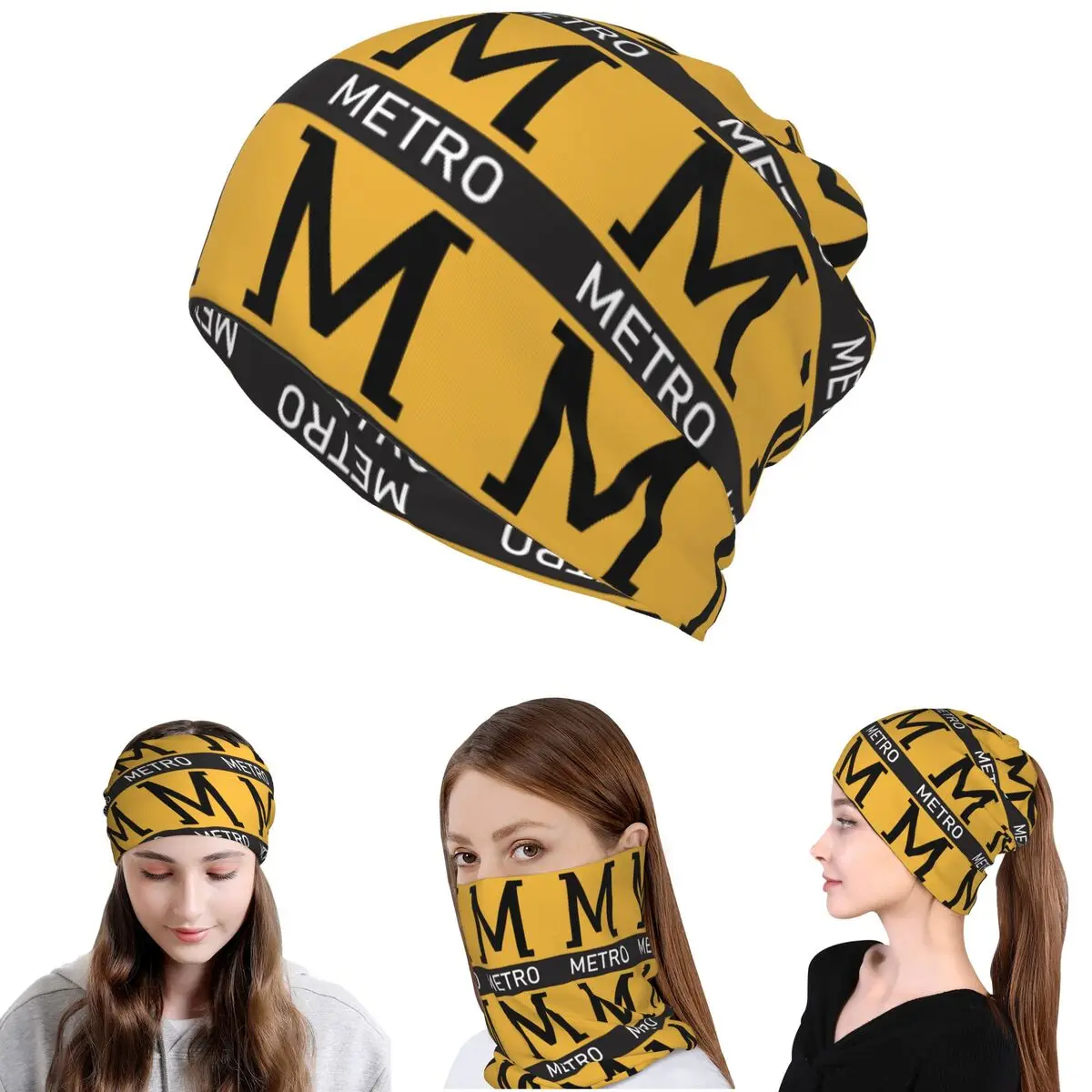 

Многофункциональная маска-бандана Tyne And Wear Metro, шарф, шапка-бини для мужчин, женщин и взрослых, зимняя