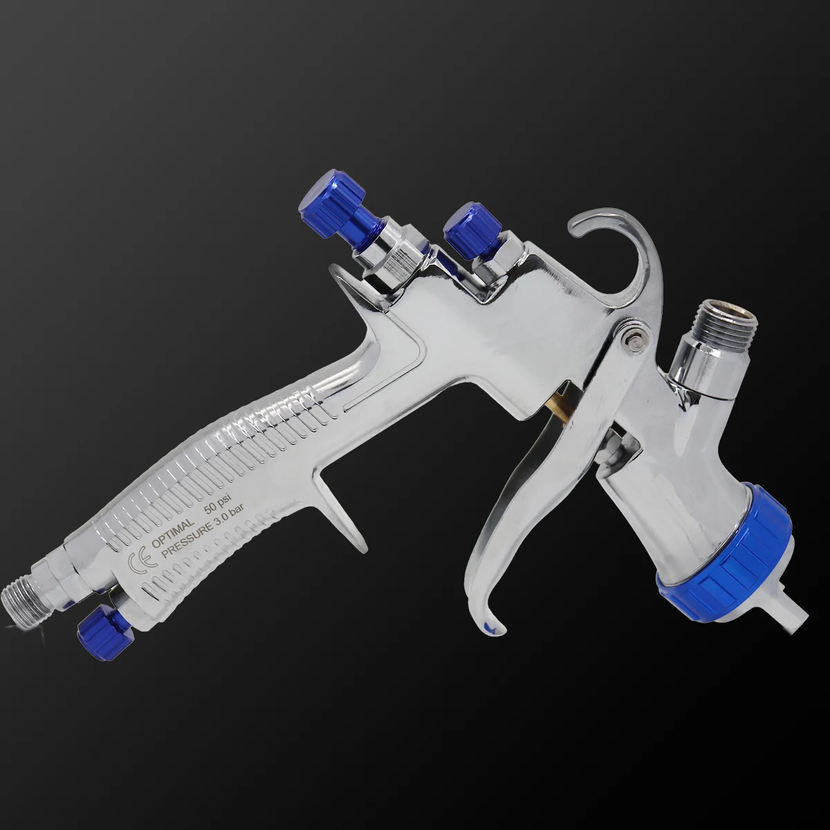 LVLP Air Spray Gun Paint Gun for Cars & House DIY Painting, 1.3/1.5/1.7mm Nozzles, with Paint Sprayer Airbrush