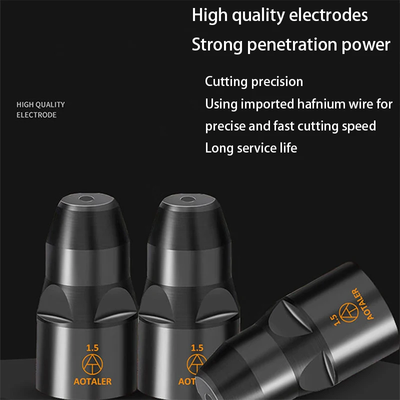 P80 Black Diamond Electrode Nozzles Contactable Cutting Nozzles for Hafnium Wire Cutting Nozzles