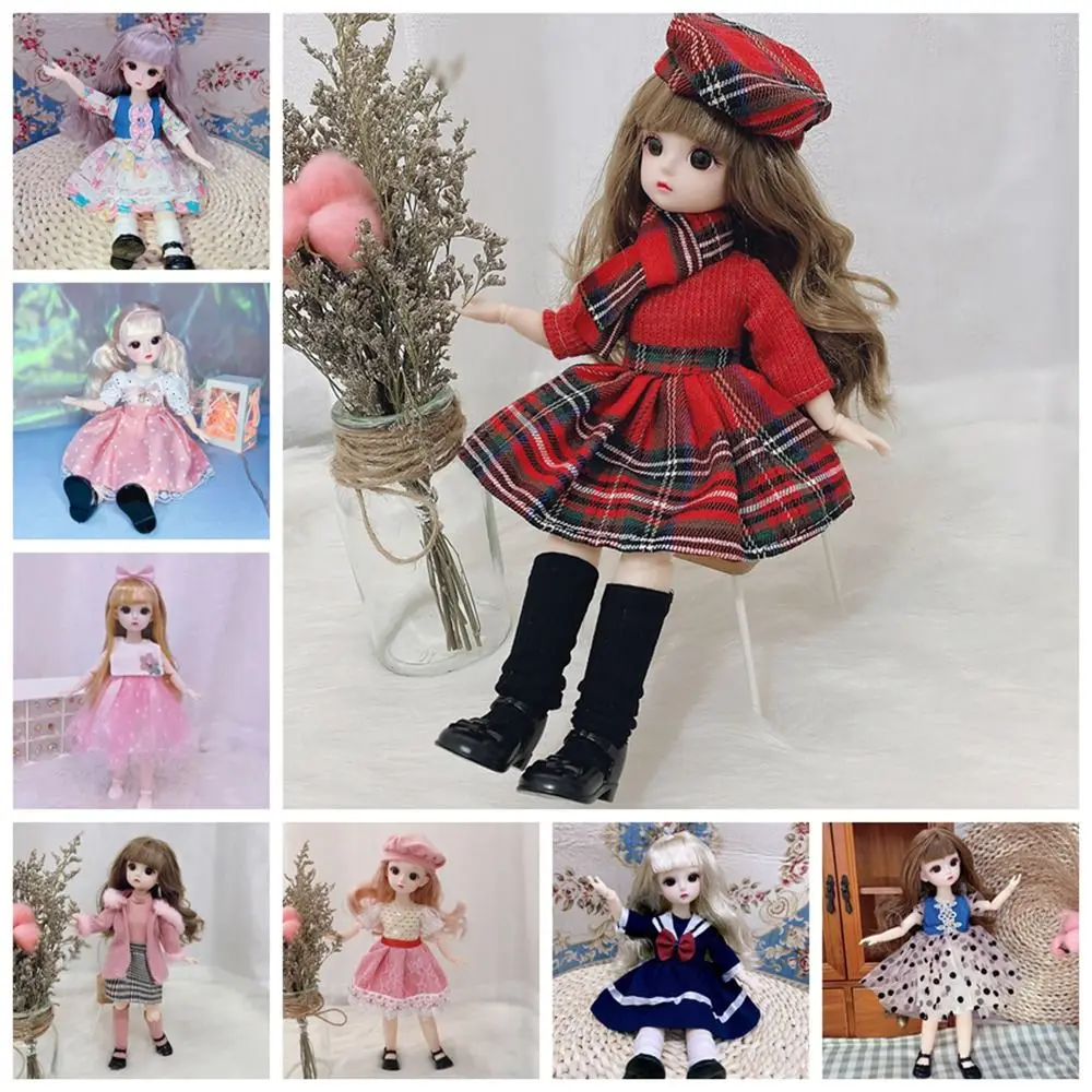 Abito da principessa per bambola per 30 cm 1/6 Abito per bambola BJD 21 Giunti staccabili Accessori Abito per bambola fai da te Abiti per bambole Gonna