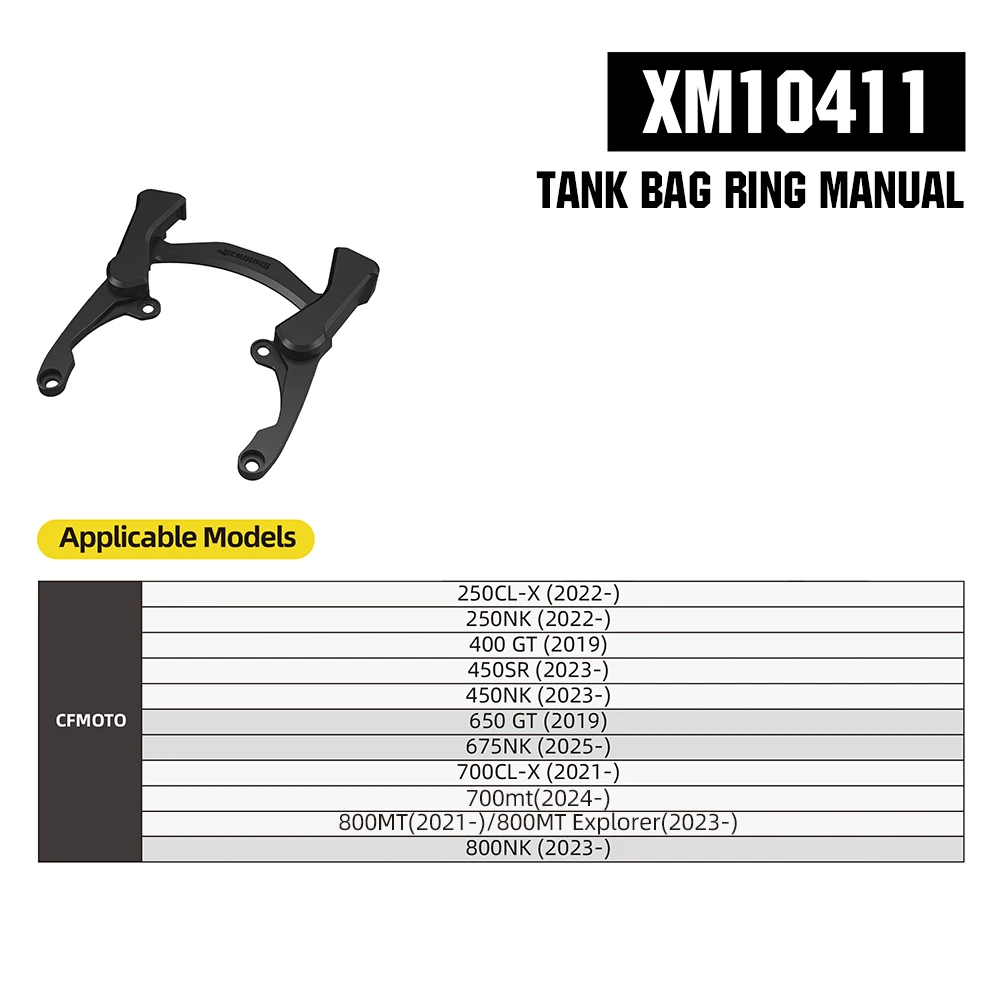 Rhinowalk Motorfiets Waterdichte Tank Opbergtas Magnetische Snelkoppeling Fietsaccessoires Voor CFMOTO 450 MT Kawasaki VOGE BMW